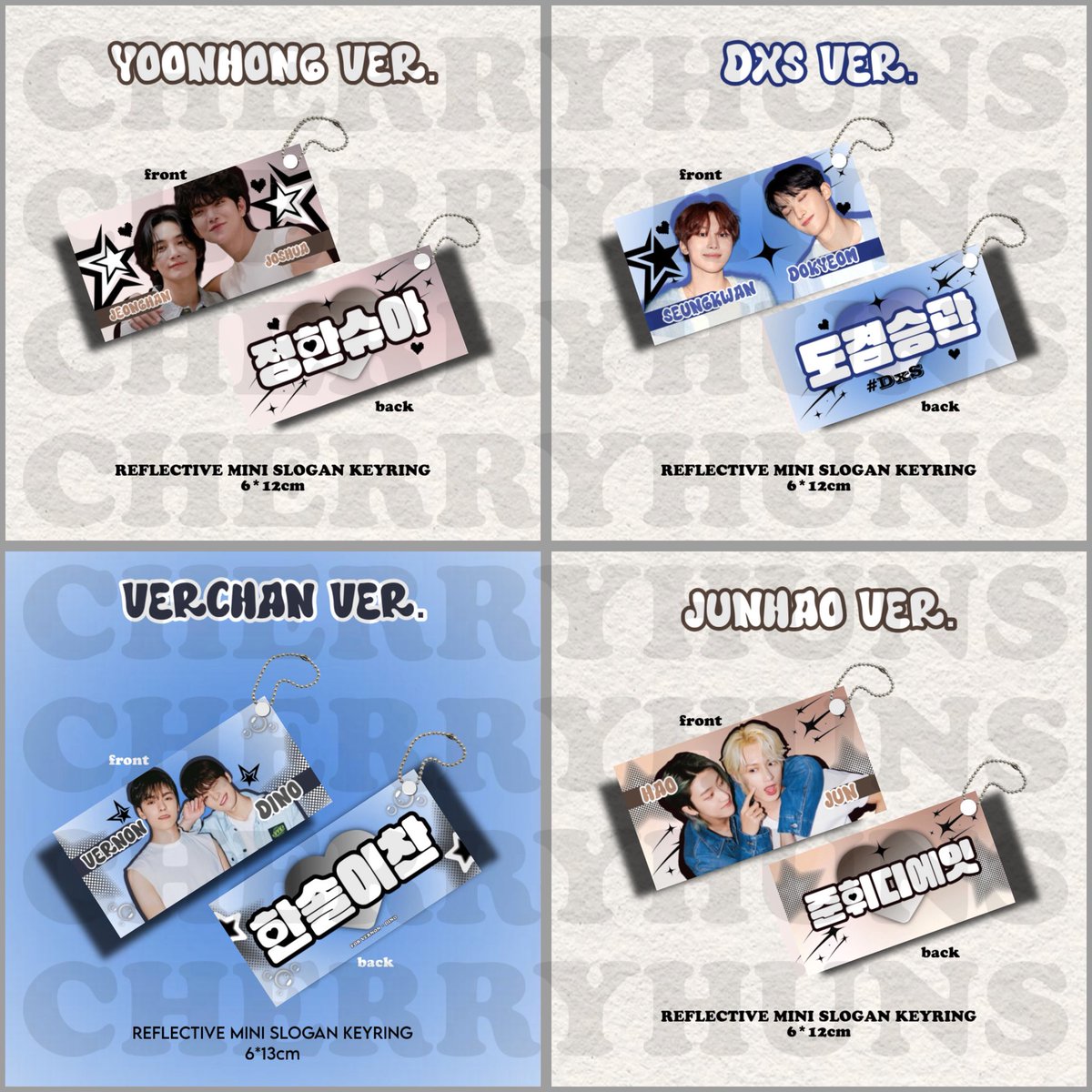 🍁 PO BATCH 2 • Mini Slogan Keyring 🍁
🇮🇩 INA ONLY

📆 : 26 April - 3 Mei 2026
💰 : Rp.55.000,- (DP 45k)
✅ : PELUNASAN by 🍊 
🌷 : details 1 set ada di gform ya!

ships available for this PO are inside the poster &amp; link 🩷

link order: bit.ly/BATCH2MiniSlog…
