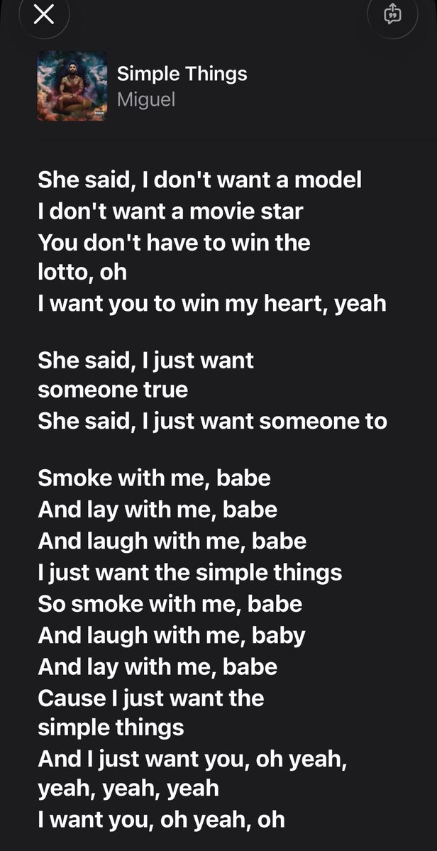 SikiraT's tweet image. If he didn’t say smoke w/me baby this song would be perfect lol. swim w/me baybay😩stay w/ me baybay🥺cry w/me baybay? Lmao just replace that word let me get a clean edition &amp;amp; add the word smoke to the list of words to qualify4 an explicit version😆 #Miguel🚭 #SimpleThings🖤