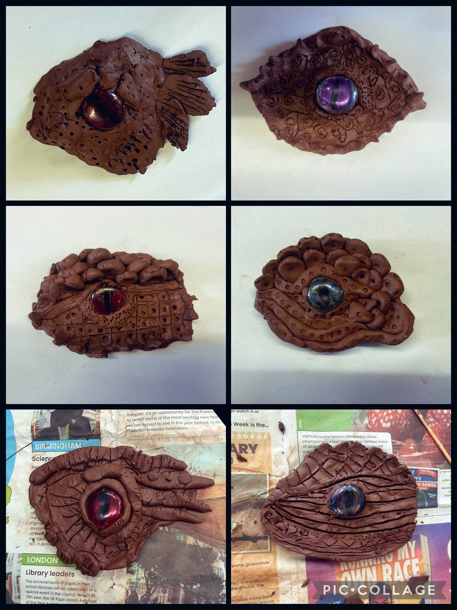 MissMHughes_'s tweet photo. As part of our Harry Potter topic, Dosbarth Clwyd explored mythical creatures by creating stunning dragon eyes using clay 🐉 Incredible creativity and imagination - fantastic work everyone! ✨🌟
@SychdynSchool https://t.co/dwCalxadcH