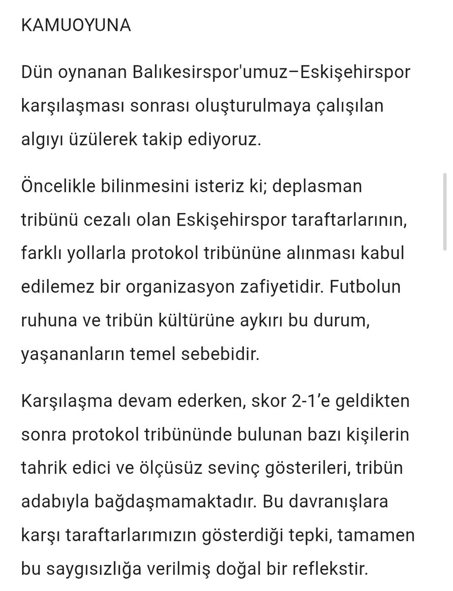 BALIKESİRSPOR TV tweet media