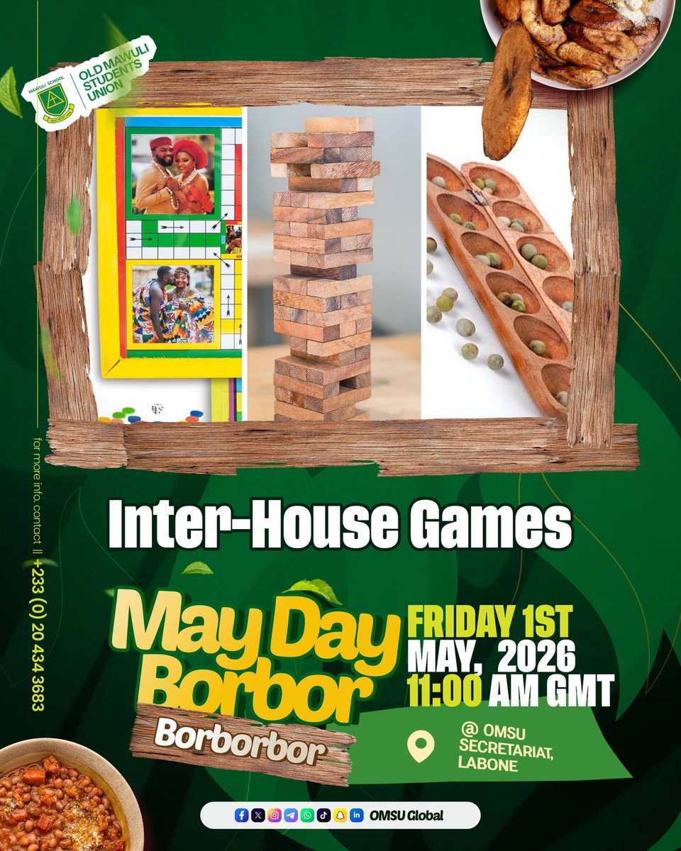 Which house do you rep????
Who takes most award🥇home???
Come with your housemate and let’s have a little competition💃🎉🎉

Bring the AGGREYGALE❤️, WILSCILLA💚, LINSOR💙, TROSKER 💛and AKULACE🤍 SPIRIT TO MAKE THIS HAPPEN💚💛
Invite all old friends to partake
