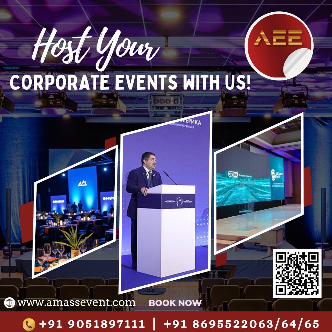 AmassEvent's tweet image. Make your next corporate event unforgettable with premium planning, seamless execution, and a professional touch. From conferences to product launches, we bring your vision to life with style and perfection. Book with us today!
#CorporateEvents #EventManagement #BusinessEvents