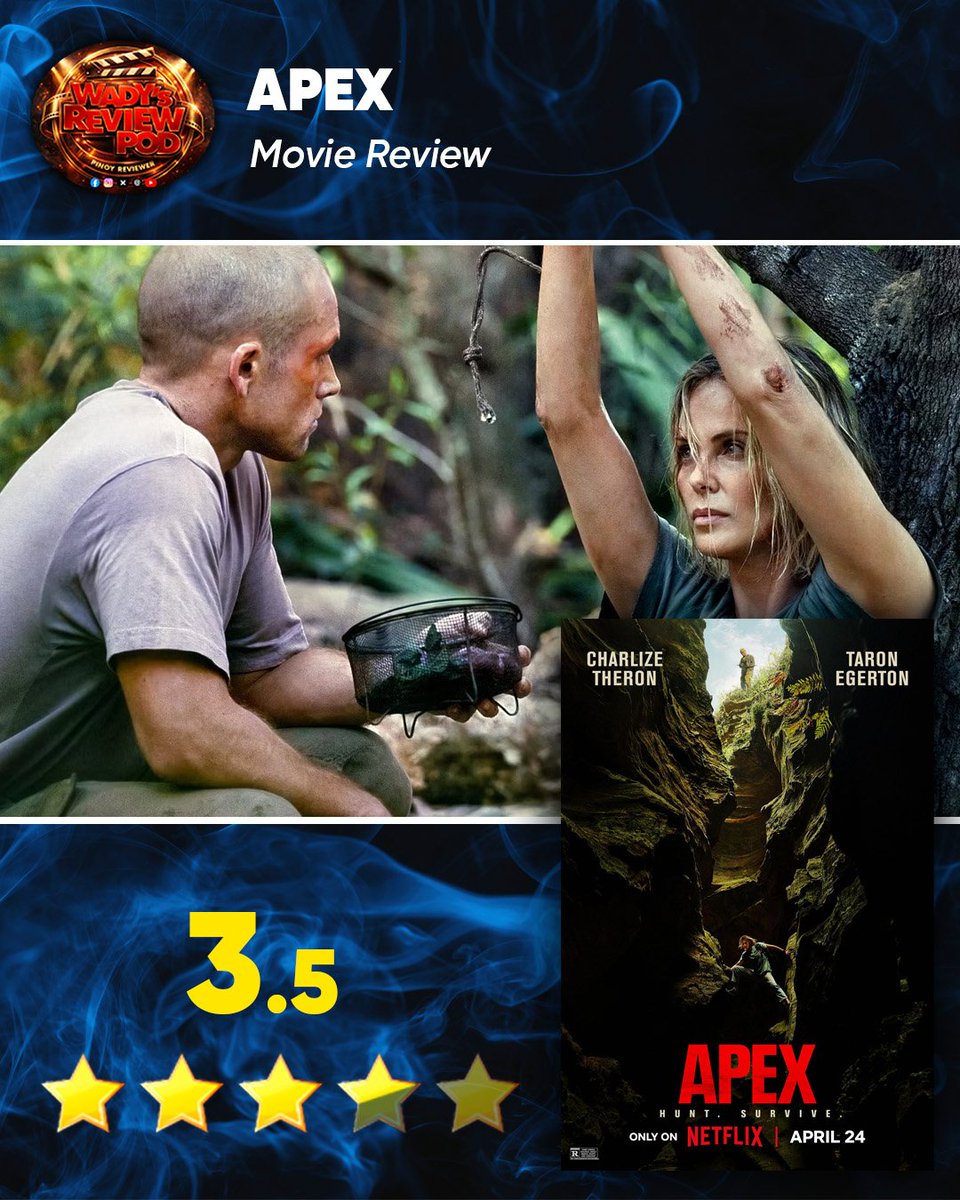 PodWadys's tweet image. APEX. Check my review on my FB or IG page. #apex #netflix  #netflixph #charlizetheron #taronegerton #wadysreviewpod