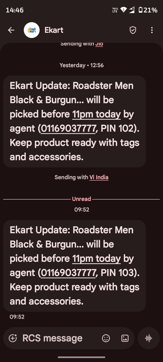 NikeshRay12's tweet photo. "Extremely disappointed with @myntra @HelpMyntra! It's been 15 days since I initiated a return for my shirt (Order ID: # 1326990 79716226087201 ]), but no pickup yet. I've contacted customer care 4 times, and every time I get the same '2 days' fake promise.Worst service experien https://t.co/K781UjxTLH