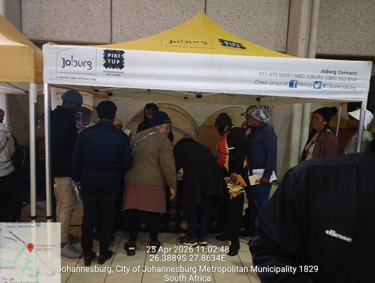 CleanerJoburg's tweet image. Jozi! Some highlights from the holiday weekend yesterday - our Pikitup Team was at #IDP Lenasia South Civic Centre @CityofJoburgZA @JackSekwaila ♻️🚛🗑️🧹 #ReduceReuseRecycle