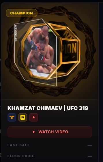 StrikeTrackerX's tweet photo. Series 3 is live on StrikeTracker 🔥

• Track your full collection
• See live listings across marketplaces
• Watch your moments instantly 🎥
Built for serious UFC Strike collectors.
👉 https://t.co/Cvc6VlRY4x

#UFCStrike #NFTs #Aptos https://t.co/Pxr9W6vC3l