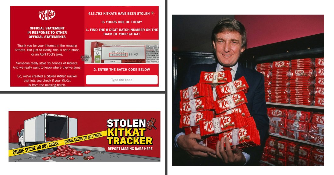 olivcim's tweet image. 🚚Vol du camion @KITKAT  : Peut-on vraiment parler d'un coup de com' génial pour @Nestle  ? Dans mon dernier article, je décortique ce cas d'école problématique ✍️👉urlr.me/hkwNSB #Newsjacking @stolenkitkattrk