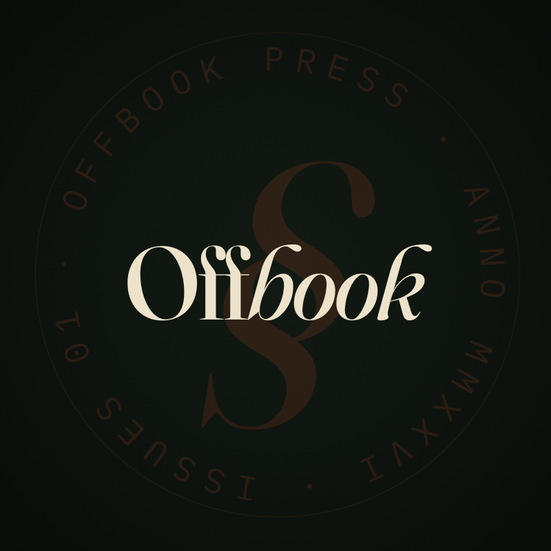 I’m launching Offbook today.

It’s not an AI tool, a productivity guide, or a newsletter.

It’s a long-form diagnosis of what AI is exposing:

Knowledge no longer proves cognition.
Learning no longer means knowing more.
Organizations no longer guarantee coordination.
Polished