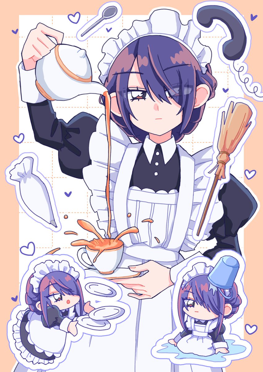 yabakata's tweet photo. ドジっ子メイド
#イラスト  #oc https://t.co/JuXsNUm0MA