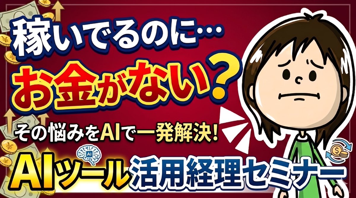 komugiko_sedori's tweet photo. 稼いでるのにお金がない！？
その悩みをAIで一発解決！
AIツール活用経理セミナー                                                                                                                                                                                                             

無料で開催します😆🌸

利益あるのに現金増えない😭
自転車操業で苦しい😭
クレカの支払で現金が消えた😭

いいかげん、そんな不安とはおさらばしましょう🏋️‍♀️

AIで、現金を残すやり方に変えます😊

3日間限定⏰

✅フォロー
✅リポスト
✅いいね
✅「経理」とリプ

で、順次ご案内します😆✨