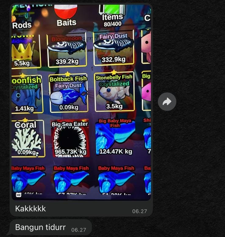 dilala | open joki fish it & 99 nights 💫 tweet media