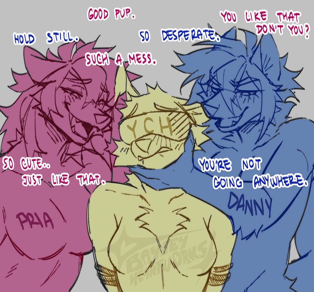 BayleyHeartwrks's tweet photo. TEASING YCH ($80)

I been wanting to use this girls since I drew them a while back:) 

And since the rent plus other bills are upcoming, I was thinking on selling this ych! 

YCH can be any gender, any specie! https://t.co/0e124UV3tS