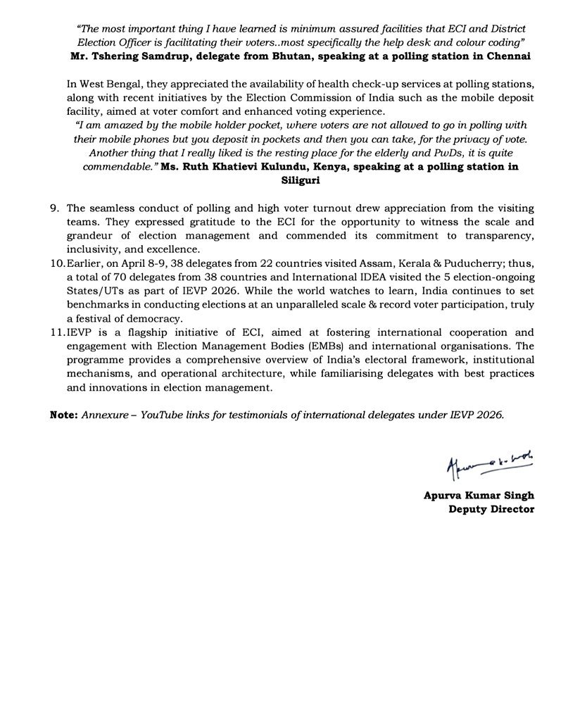 Election Commission of India tweet media