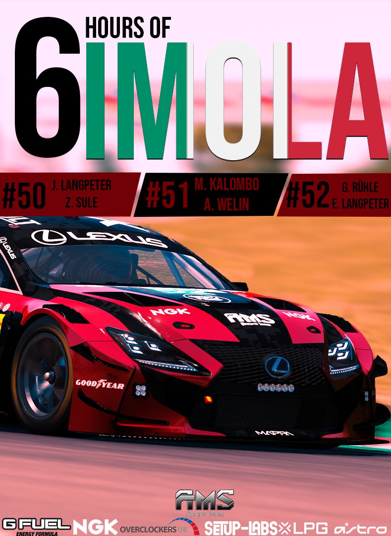 Alien_MSports's tweet image. 6 Hour Imola PT 3. 

We go racing AGAIN with 3 cars - 2 HY - 1 LMGT3 ❤️👽

ALL IN SPLIT 1 ☝🏻

Get em boys 🔥

#ALIENINVASION