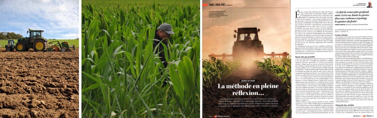 Frederic_Pigot's tweet image. Maïs - Précocité des semis, réduction de l’inter-rang, densité, choix des variétés et du matériel sont autant de points mis à l’épreuve pour offrir à chacun sa solution face aux changements climatiques.
Dossier de 7 pages dans #Terre-Net Le Magazine n°121

#JournalismeDeSolutions