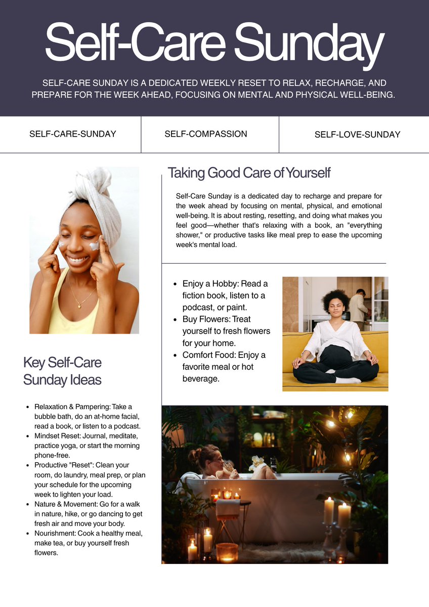 WeLoveTVke's tweet image. Self-care Sundays = stronger bodies &amp;amp; minds 💙
1️⃣ Stress reduction 😌
2️⃣ Better sleep 💤
3️⃣ Boosted immunity 🛡️
4️⃣ Mental clarity 🧠✨
5️⃣ Stronger family bonds 👨‍👩‍👧‍👦

Make it a weekly habit! 🌿
#SelfCareSunday #HealthyLiving #FamilyWellness #MentalHealth #Prevention
