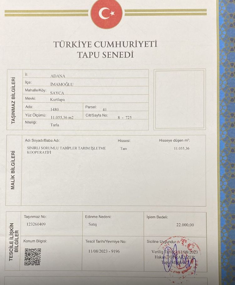 Tabipler Tarım Koop tweet media