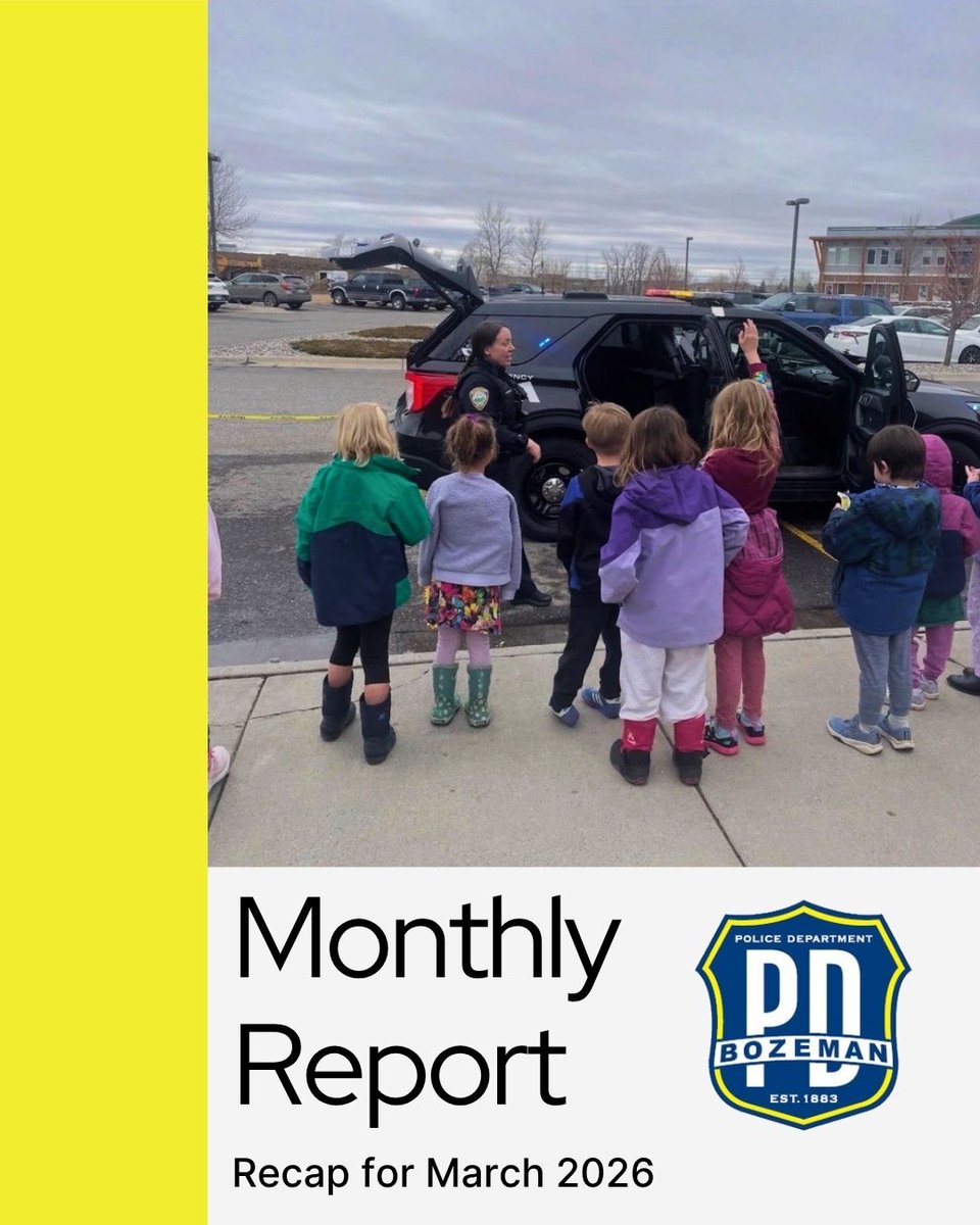 Bozeman Police Department tweet media
