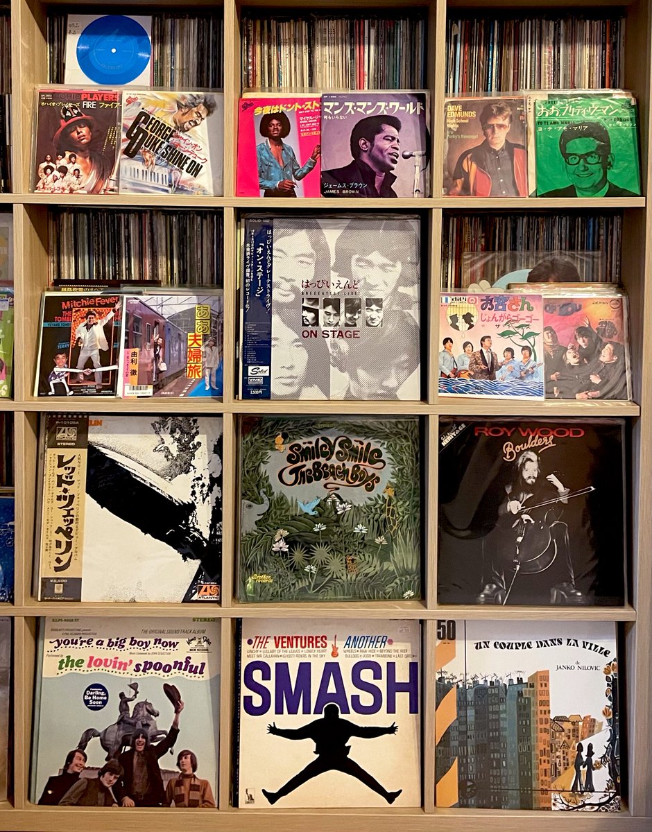 GKuniii's tweet image. 夜レコード棚（順不同）
最近“聴いて/見て”いる盤🎧🔊
#vinyl #LP #7inchvinyl