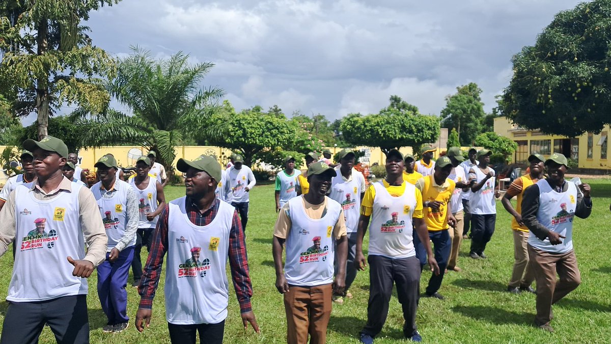 HellenAdoa's tweet photo. Thank you my people of Serere district for joining thousands of Ugandans today in the 52nd  birthday run for Gen @mkainerugaba
I purchased the kits and facilitated  our people. 
Eyalama noi https://t.co/znW6Wwxppa