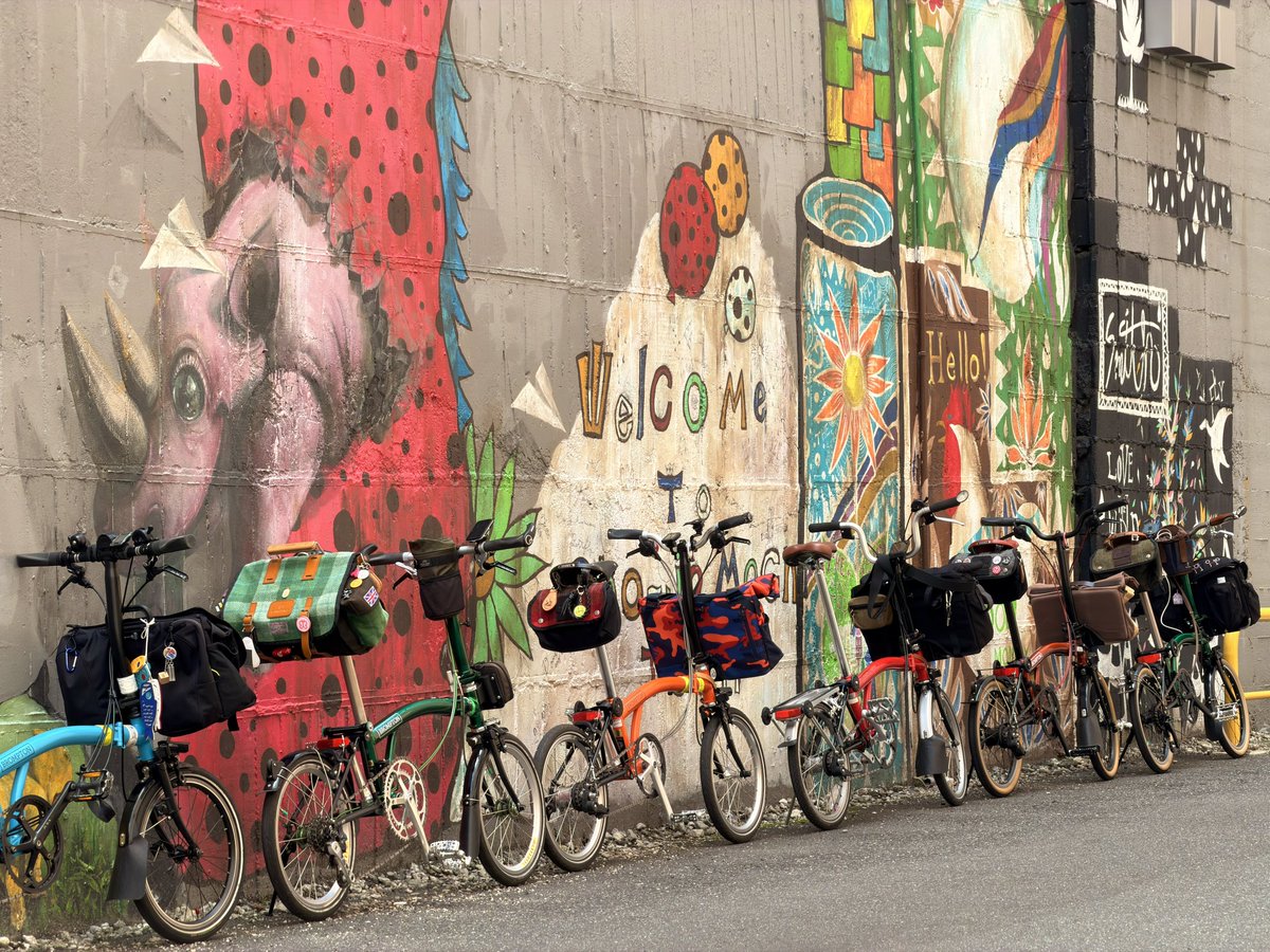 m_trip_jp's tweet image. BROMPTON JAPANのオフィシャルライドにお邪魔してきました！

リーダー : いっしーさん
スイーパー : NATSUKIさん
参加者の皆様ありがとうございます🙇‍♂️

楽しかった…。

#BromptonRide #BromptonOpenRide 
#BROMPTON #LifeUnfolded
#UnfoldYourCity #RollingBromptones
#ブロンプトン