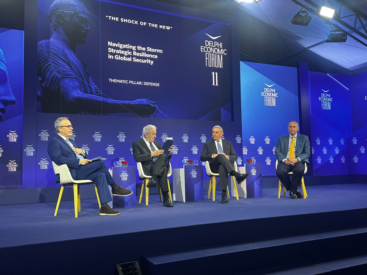 ChiefHNDGS's tweet photo. Συμμετοχή μου στο DELFI FORUM XI, με θέμα "Navigating the Storm: Strategic Resilience in Global Security". 
Δυναμική συζήτηση και ανταλλαγή απόψεων με τον κ. Δημήτριο Αβραμόπουλο, πρώην Επίτροπο της ΕΕ για την Μετανάστευση και τον κ. Αθανάσιο Πλατιά, Καθηγητή Διεθνών Σχέσεων στο Πανεπ. Πειραιώς, με εξαιρετικό συντονισμό από τον δημοσιογράφο κ. Ιωάννη Πολίτη.