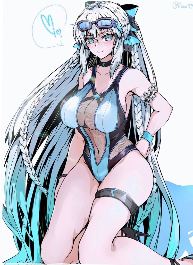 競泳水着なモルガン陛下🩱 