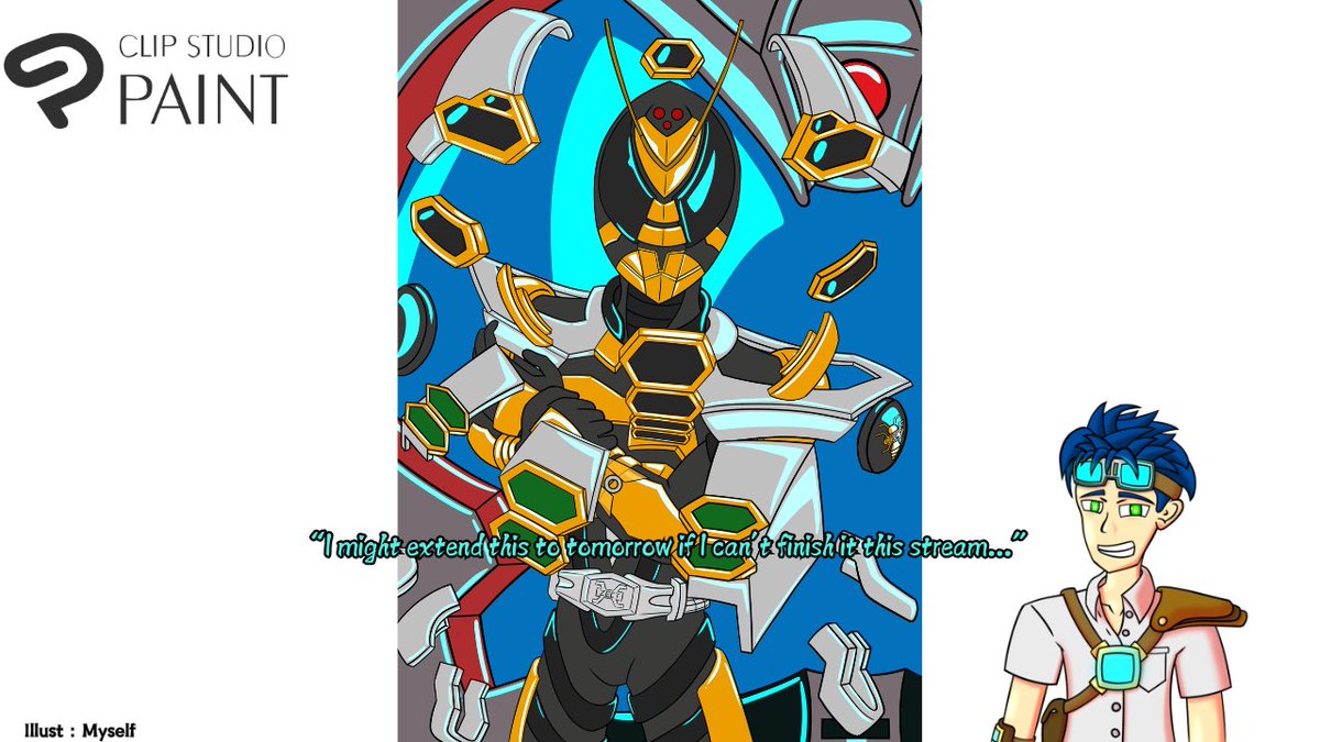 RiderUjiVT's tweet image. Tomorrow, I'll need to complete the shading and effects for this art piece submission for VGen.

youtube.com/live/rmKkp89TP…

Be sure to tune in at either YouTube, Twitch or Kick. Links are in bio.

#stream #streaming #Livestream #VtuberEN #RideStreamVT #VGenChallenge #drawingart