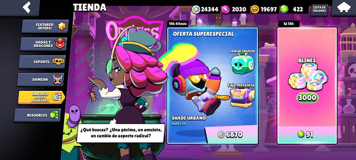 victor_jmnz0's tweet image. Como que solo una oferta @BrawlStars?
#Brawlstarts #Bug #Ship