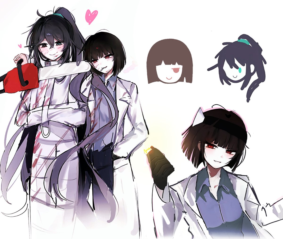 저 사실 이거 보자마자 취향저격이라 꼭 그려보고싶었어요🥹