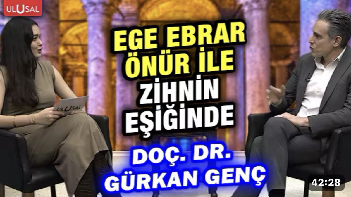 egebraronur's tweet photo. Zihnin Eşiğinde | Doç. Dr. Gürkan Genç | B:28 

https://t.co/4sXlThJQGR https://t.co/PQSgfeyW4E