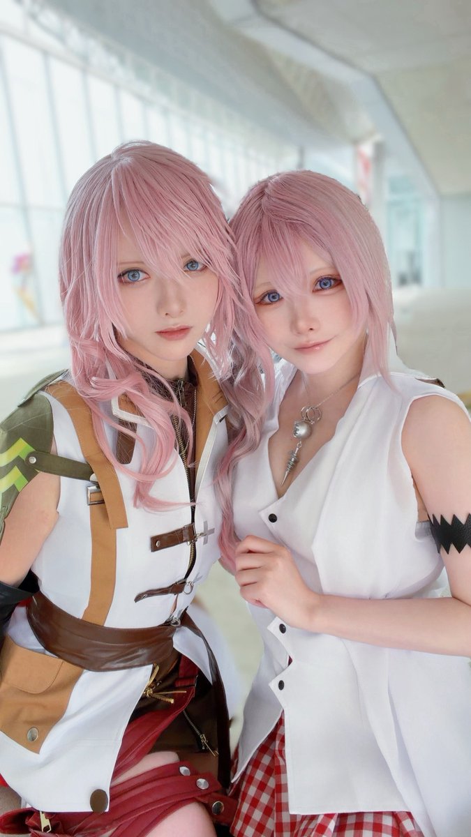 ライトニング(FF13) 「FF13 姉妹 cos #超コスプレ #ニコニコ超会議2026」|ましろ🐰 *＊しろうさ＊* ニコ超両日のイラスト