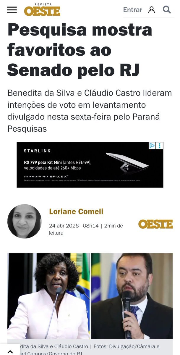Carlos Bolsonaro simplesmente abandonou a vaga ao senado pelo Rio de Janeiro para dar de bandeja a cadeira a Benedita da Silva ( PT ).
Tudo calculado, deixar o petismo com sua vaga e retirar a vaga da direita em Santa Catarina.
Este senado nunca terá maioria de Bolsonaristas.