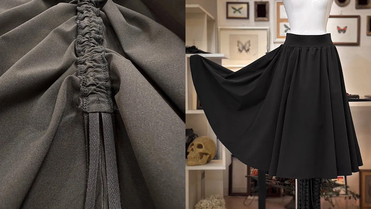 【Na+H 再入荷】

◾️er+ドローストリングスカート◆hm
47,300円(税込)
naplush.shop-pro.jp/?pid=180503380

【サイズ(cm)】
　　履き口 66 ※ゴム仕様
　　総丈 78.5 ※ウエスト部分6.5

【素材(%)】
　　ポリエステル　100

　　レーヨン　65
　　ナイロン　30
　　ポリウレタン　5