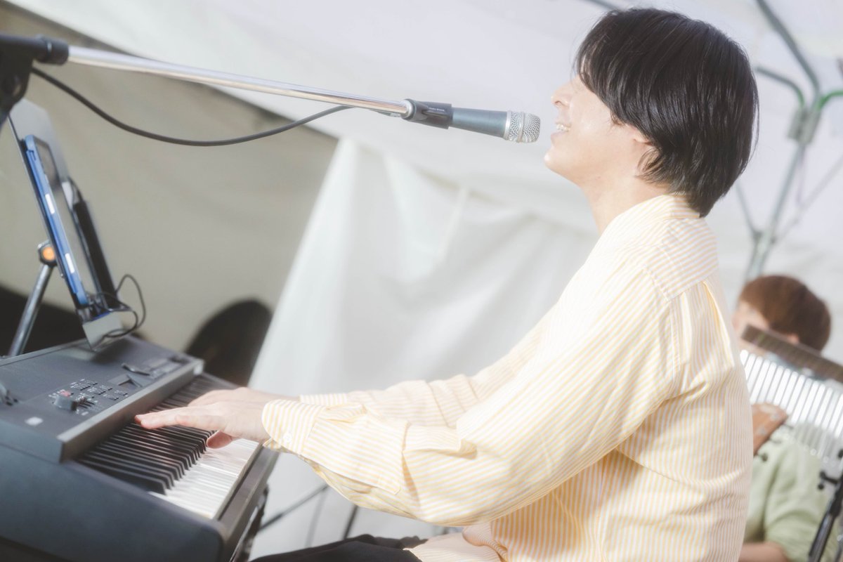 SHE_S_official_'s tweet photo. 2026.4.26(Sun) 
#なんばパークス presents 
「nambar forest ’26」  

大阪では初披露の竜馬&amp;キム編成でした🎹🥁
天気もギリギリ、、耐えました🌤️

たくさんのご来場ありがとうございました！
#SHE_S15th 
@nambarforest https://t.co/B1LS8l8om5