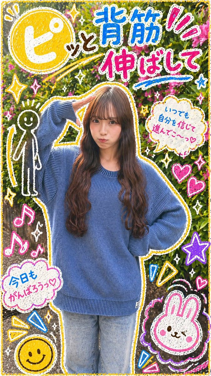 流行りのChatGPTに落書きしてもらうやつ最高に可愛いかった🥹🎀♡°・*:.。.
