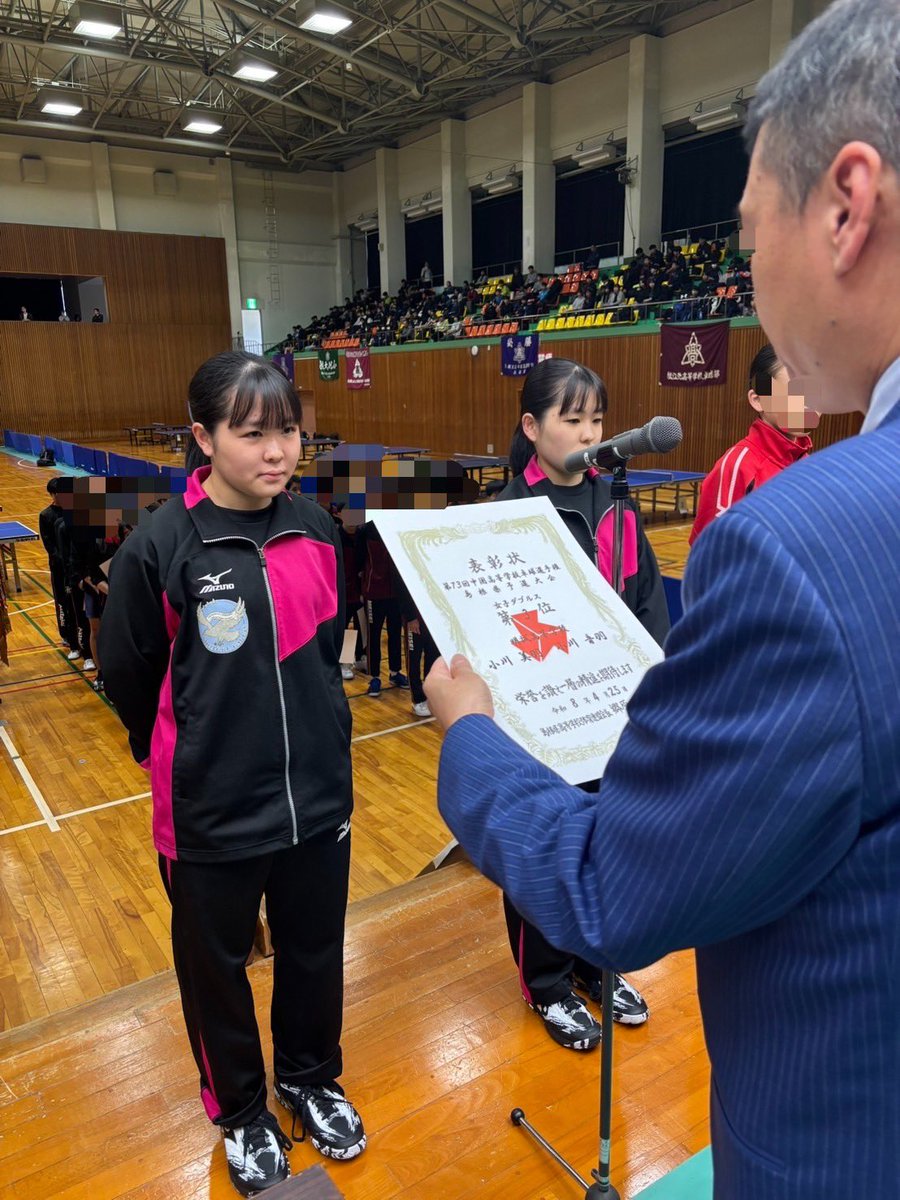 【公式】shotoku table tennis(松徳学院卓球部) tweet media