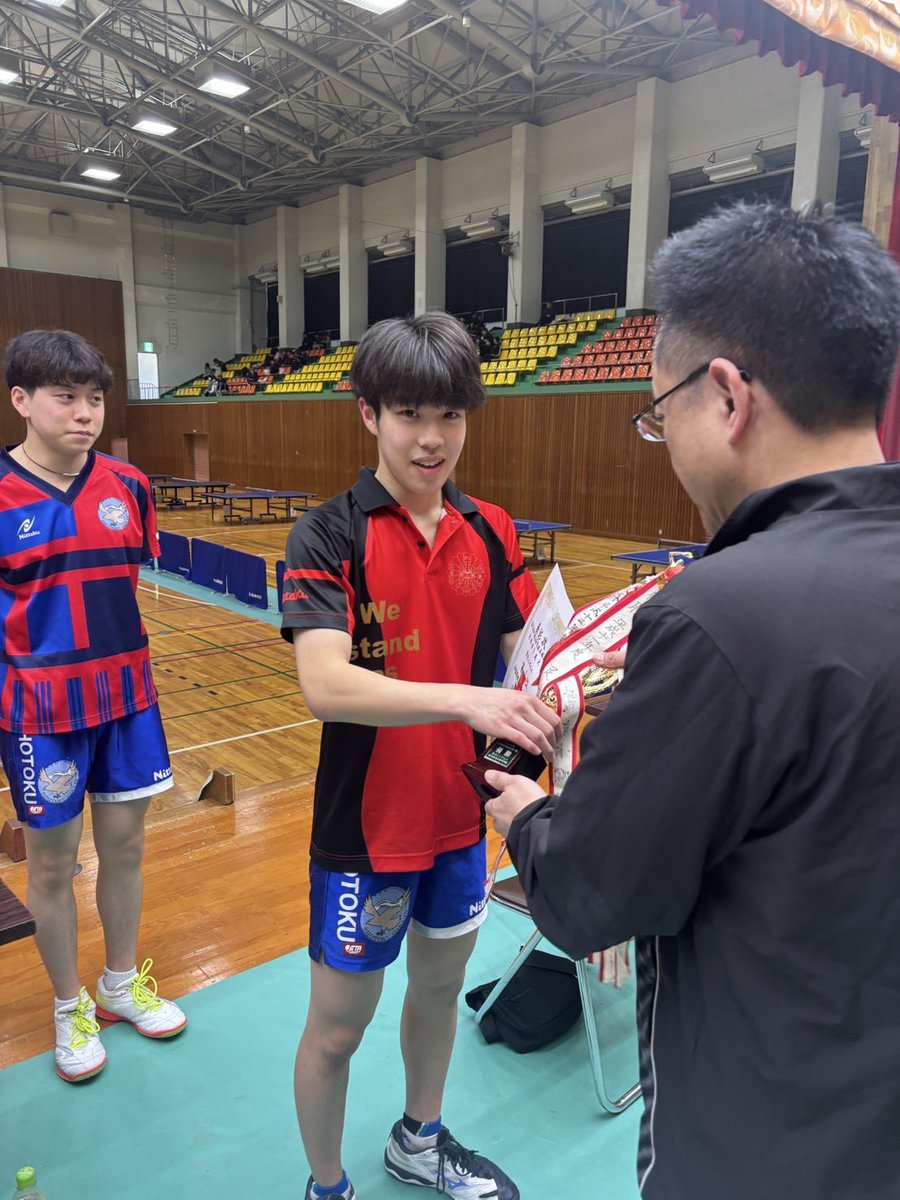 【公式】shotoku table tennis(松徳学院卓球部) tweet media