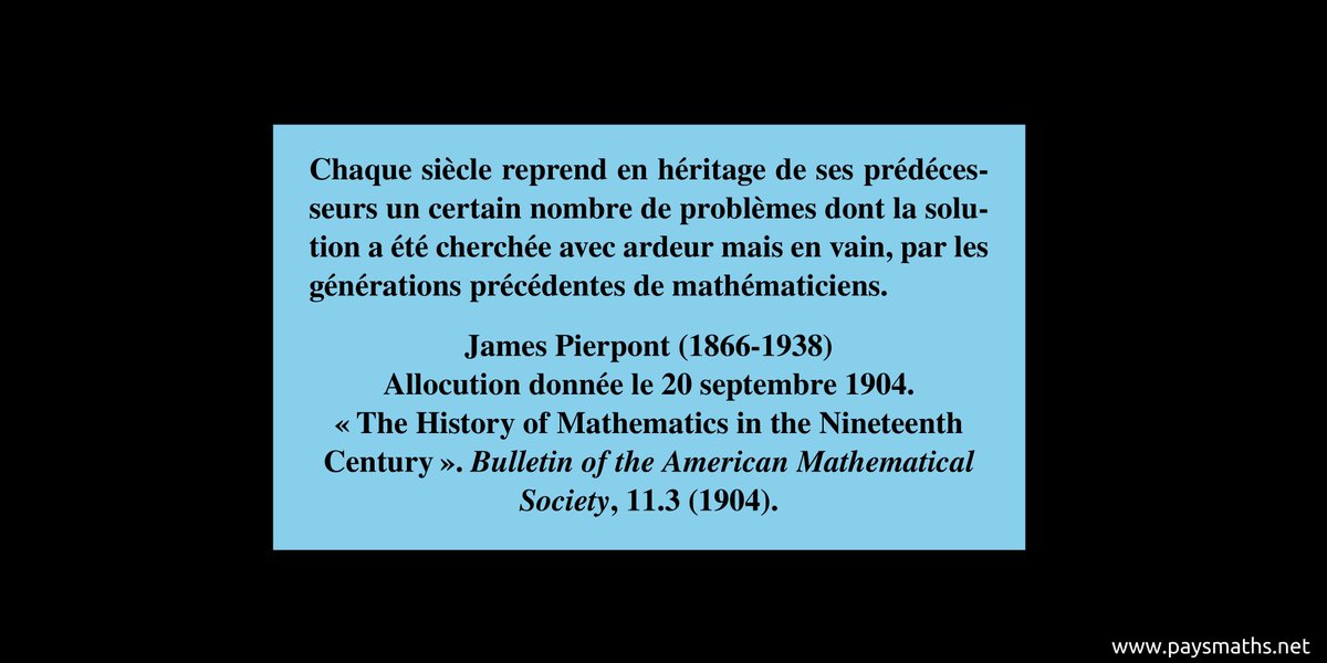 Paysages Mathématiques tweet media