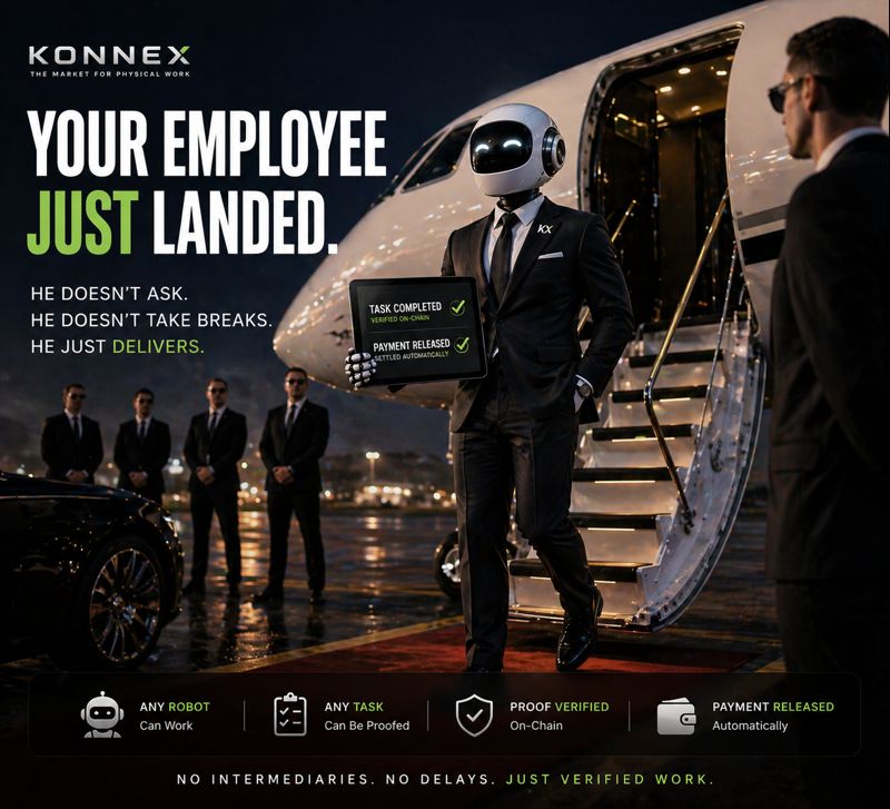 JefriTS1's tweet image. First they automated software. @konnex_world 
Now they’re automating labor.
Physical work is becoming programmable.
#Konnex
#AI
#Robotics
#FutureOfWork
#Web3
#CryptoTwitter
#Automation
#Tech
#DePIN
#OnChain