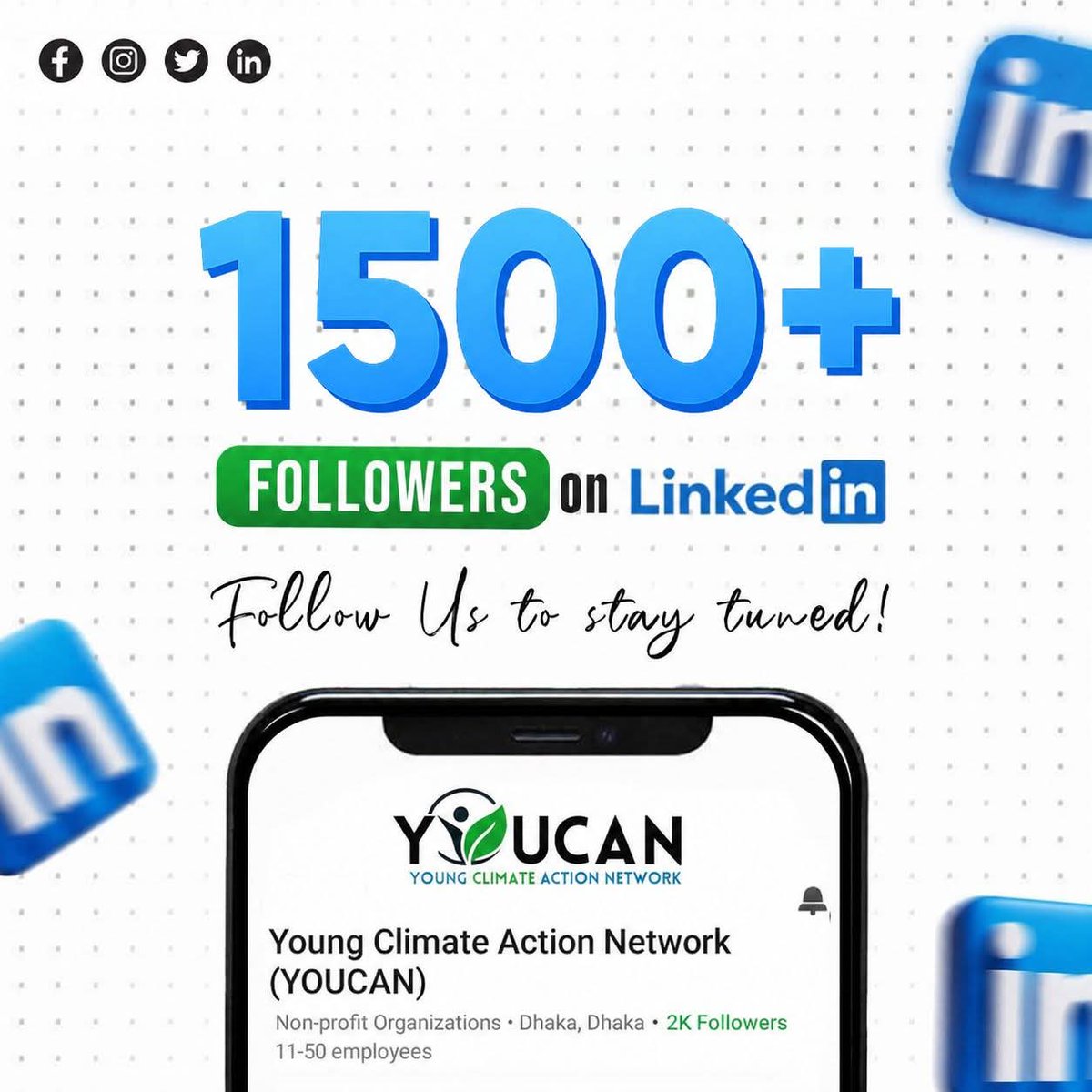 youcan_global's tweet image. 1500+ strong on LinkedIn and growing 🌍💚
Grateful for our community of youth leaders, changemakers &amp;amp; climate advocates driving impact together.
Follow us: linkedin.com/company/youngc…⁠�
#YOUCAN #Changemakers