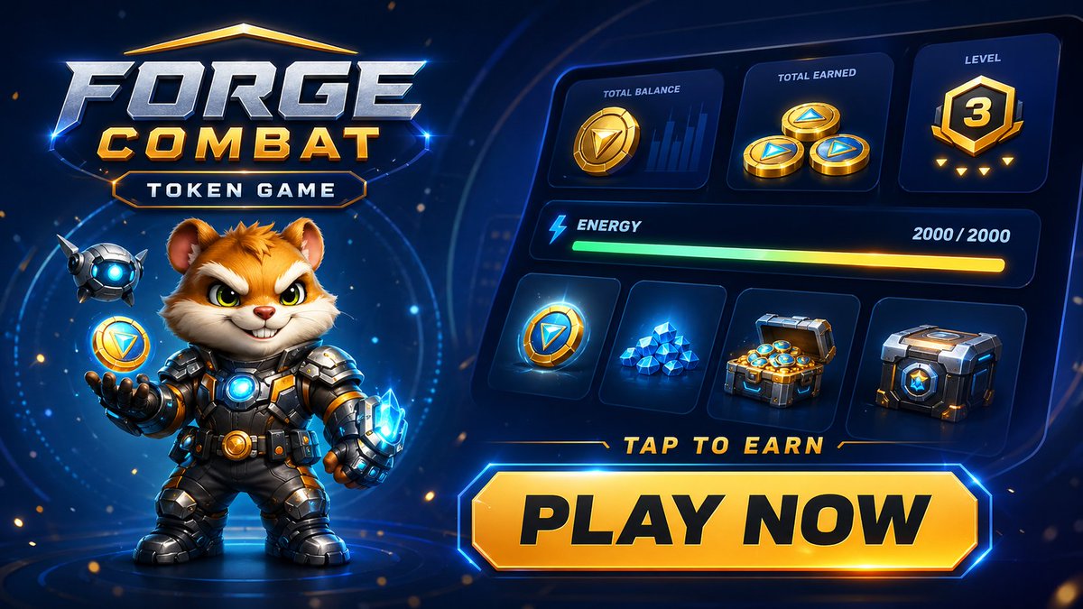 FcgtToken's tweet photo. 🚀 Forge Combat Token Game is live!

Tap, upgrade, earn rewards, complete tasks, spin daily, and grow your in-game balance with FCGT-powered gameplay.

🎮 Play now: https://t.co/9y0ENix79f
🌐 Website: https://t.co/eryUkq9Lnq
#FCGT #ForgeCombat #TokenGame #TapToEarn #CryptoGaming https://t.co/iqWq8GWDzG