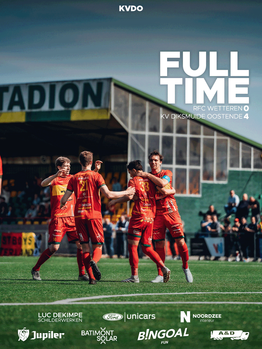 kvoostende's tweet image. Een overwinning met een clean sheet om de competitie af te sluiten. Doelpunten van Jules Vanhaecke, Liam Bronchain, Andy Musayev en Milan Beuckels.

#butterbiedevis 💙💛❤️💚