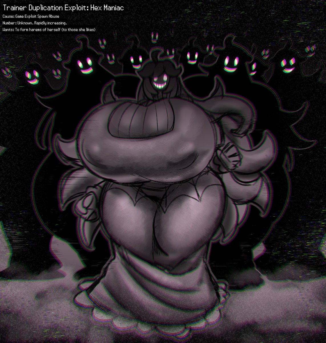 Spooky girl? ✅
Exploited game code to spawn clones? ✅
Harem of clones, for you? ✅