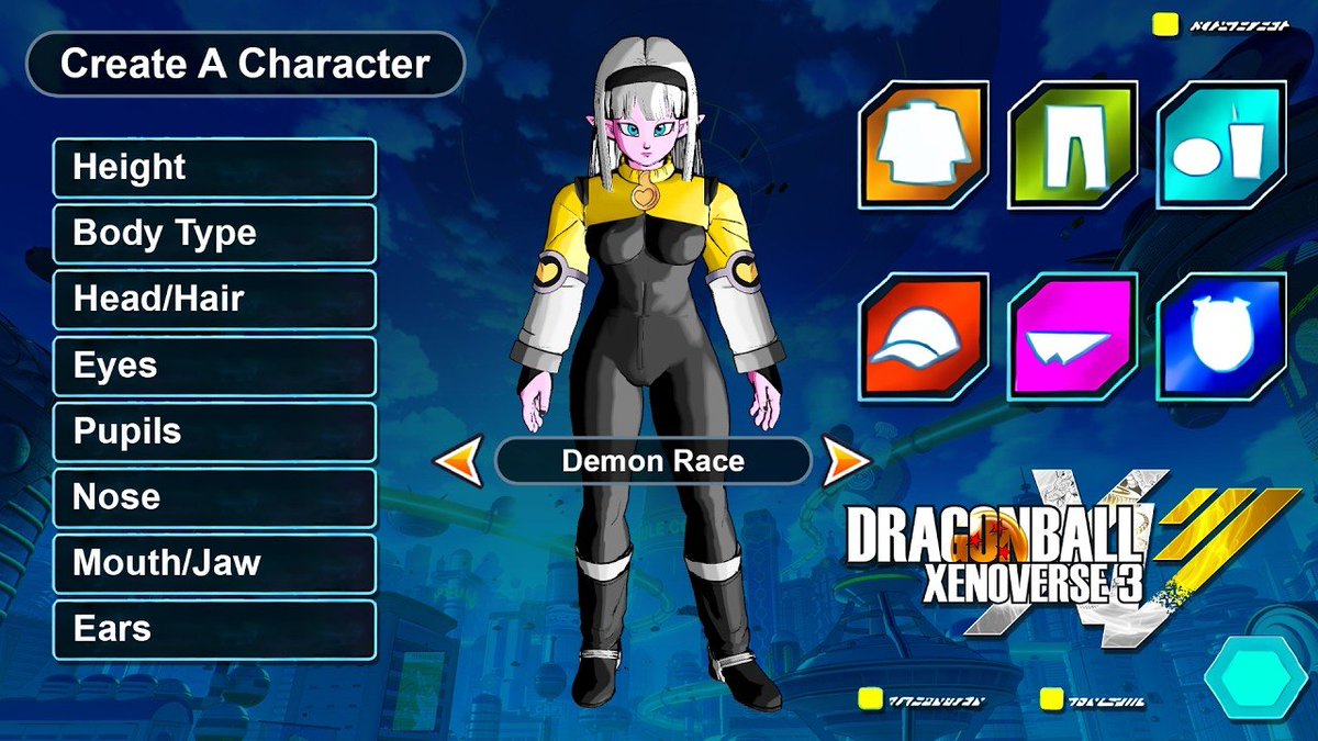 liad_somech's tweet image. 🚨 Xenoverse 3 CaC Races 👀

Demon Race confirmed in character creation + new body types/clothes

This is the biggest customization jump since XV1 🔥

#Xenoverse3 #DBXV3 #Customization
image from SLOplays video