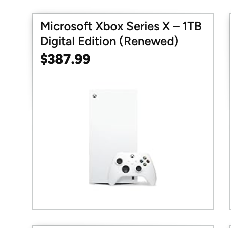 Renewed Xbox Series X

link.profitlounge.us/I1OT2 

#Ad
