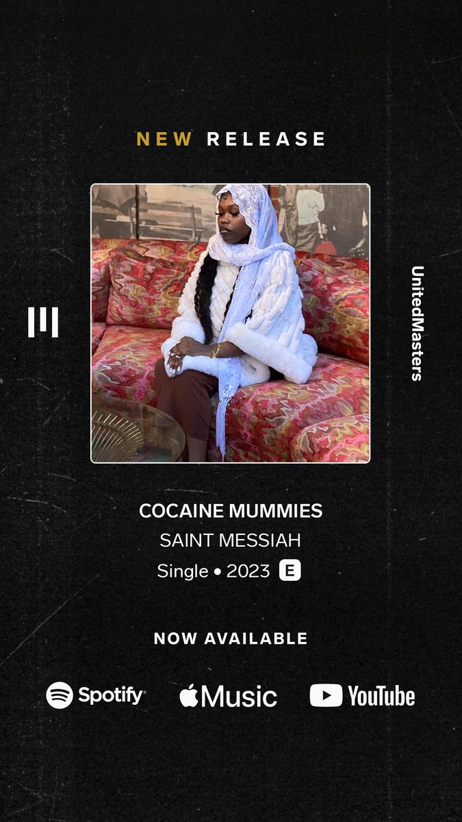 VSOPSOCIETY's tweet photo. Saint Messiah - COCAINE MUMMIES https://t.co/ola0FX9w3n https://t.co/ssvMGR06S5