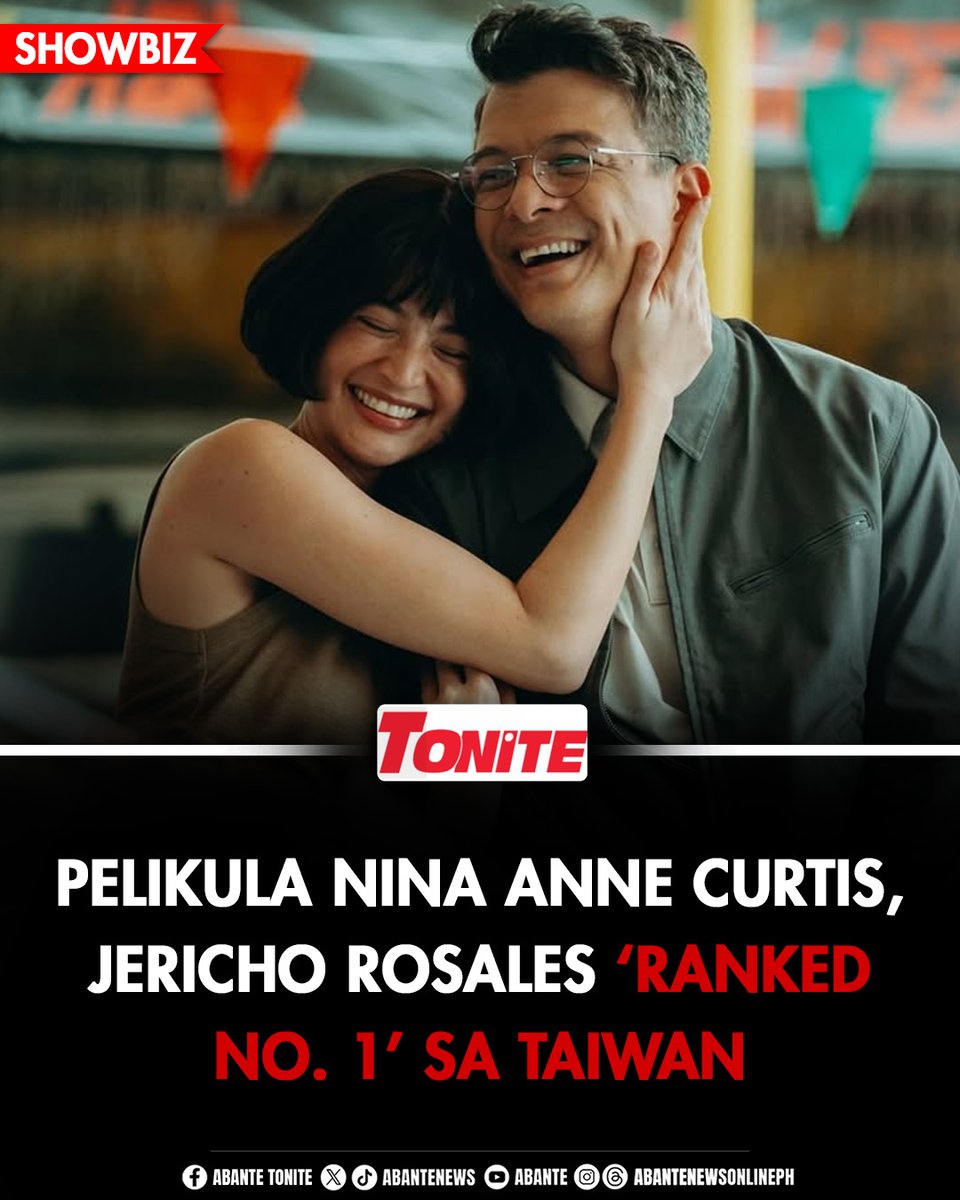 Naresibuhan ng panibagong pruweba ang pagiging malakas ng tandem nina Anne Curtis at Jericho Rosales sa paglabas ng isang balita tungkol sa pagiging number one sa takilya ng kanilang pelikulang “The Loved One”.

BASAHIN:  tnt.abante.com.ph/2026/04/26/pel…