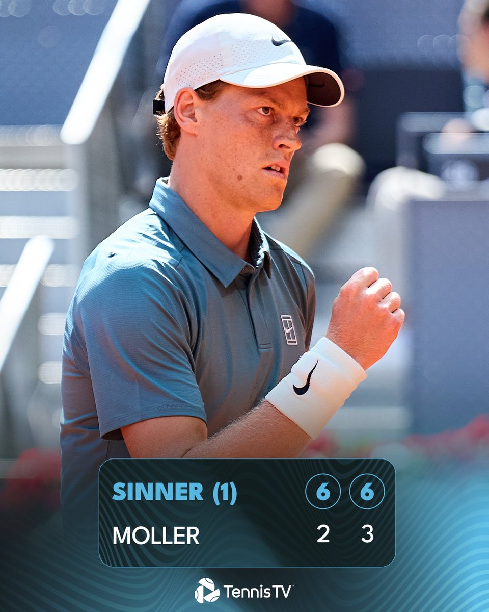Winning is a habit ✨

<a href="/janniksin/">Jannik Sinner</a> extends his Masters 1000 unbeaten run to 24 matches over Moller! 

#MMOpen