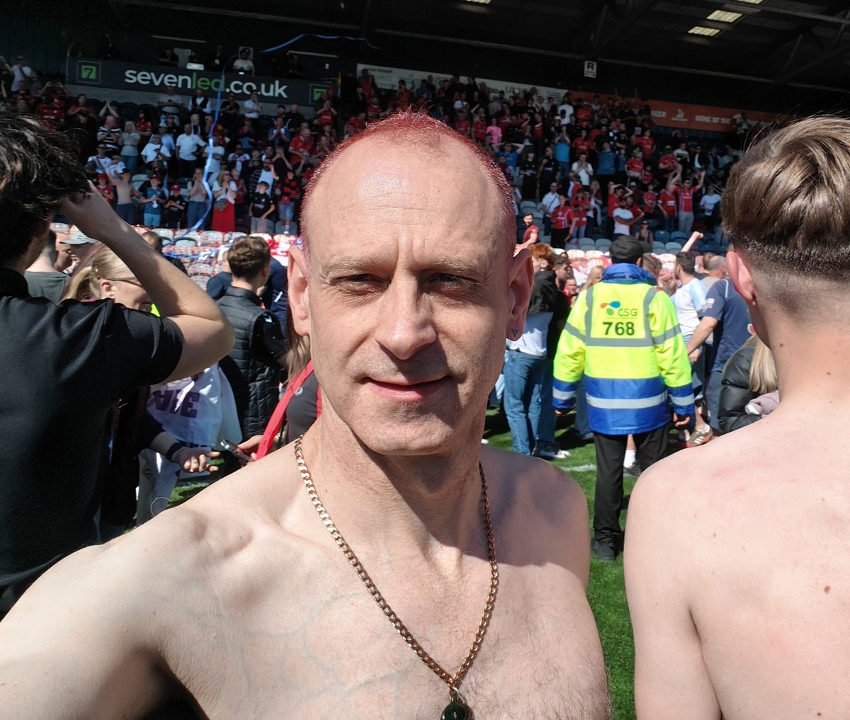 Kroy73's tweet image. #York City only do championships if they get 100+ points! I'm lucky to have witnessed both of the 2 occasions this has happened. 
#YCFC 
#Champions
#NationalLeague 
#England